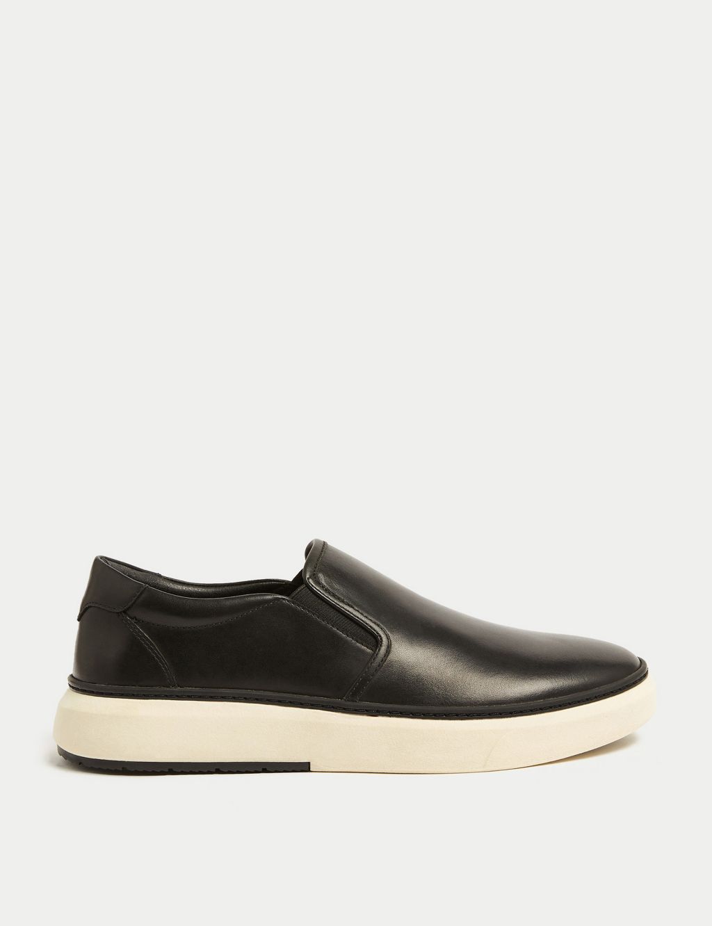 Airflex™ Leather Slip-On Trainers image 1