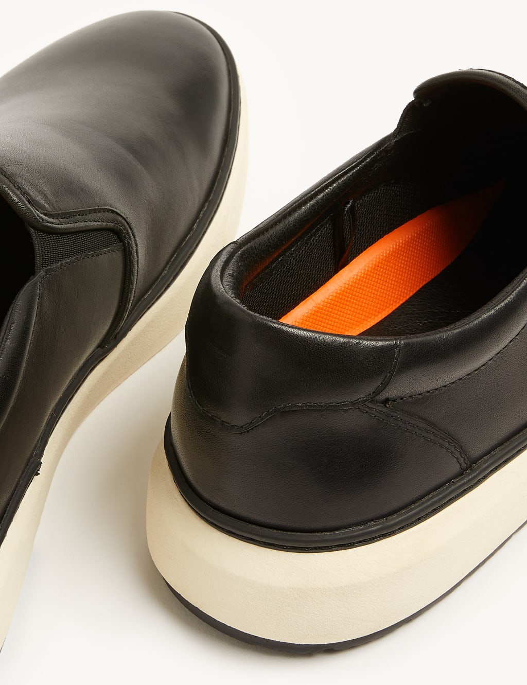 Airflex™ Leather Slip-On Trainers image 2