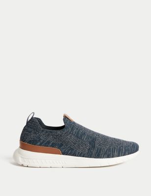 

Mens M&S Collection Airflex™ Slip On Trainers - Navy, Navy