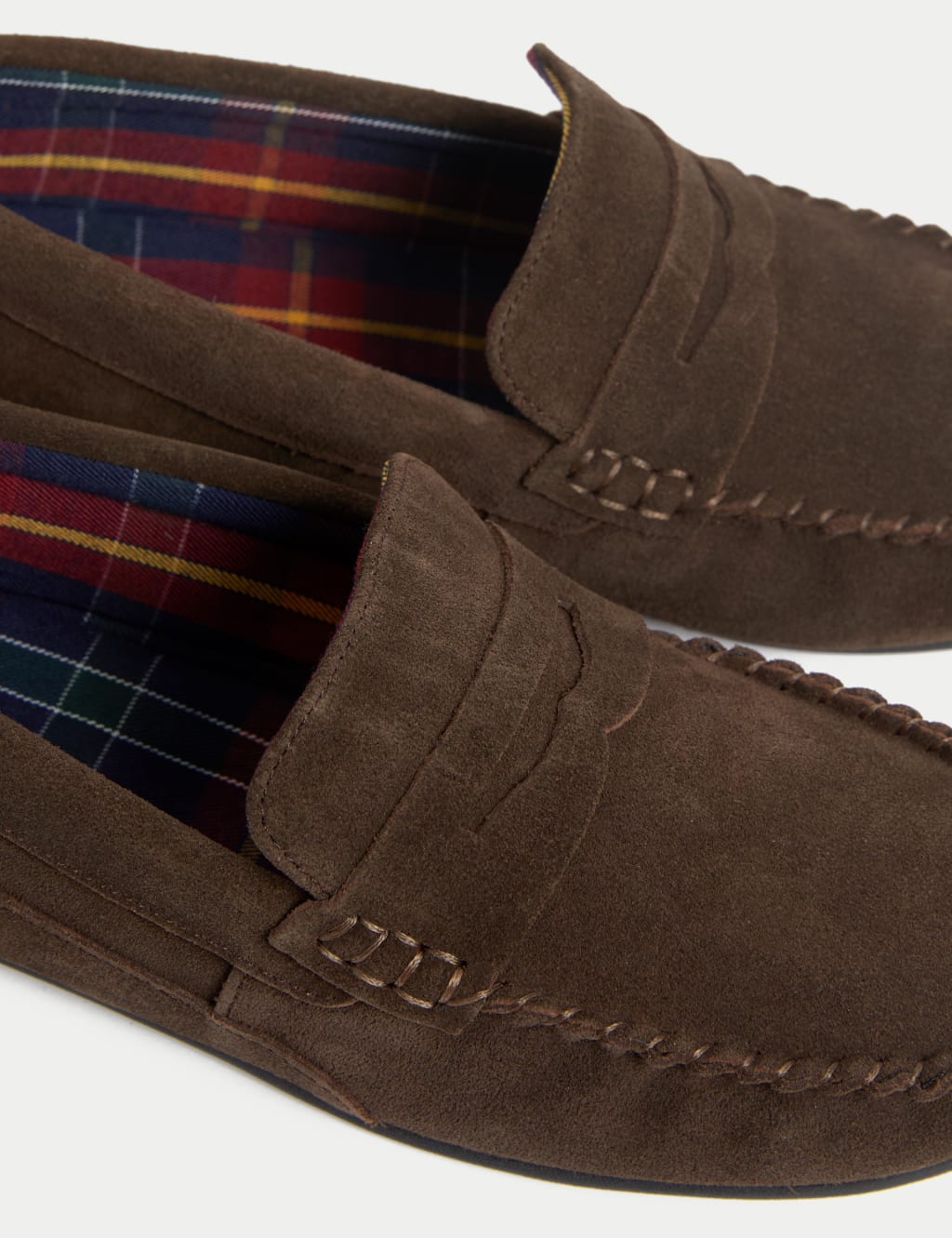 Suede Slippers with Freshfeet™ image 2