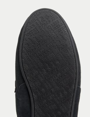 Marks and best sale spencer suede slippers