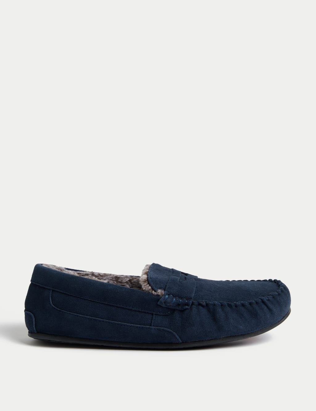 Marks and spencer moccasin slippers discount