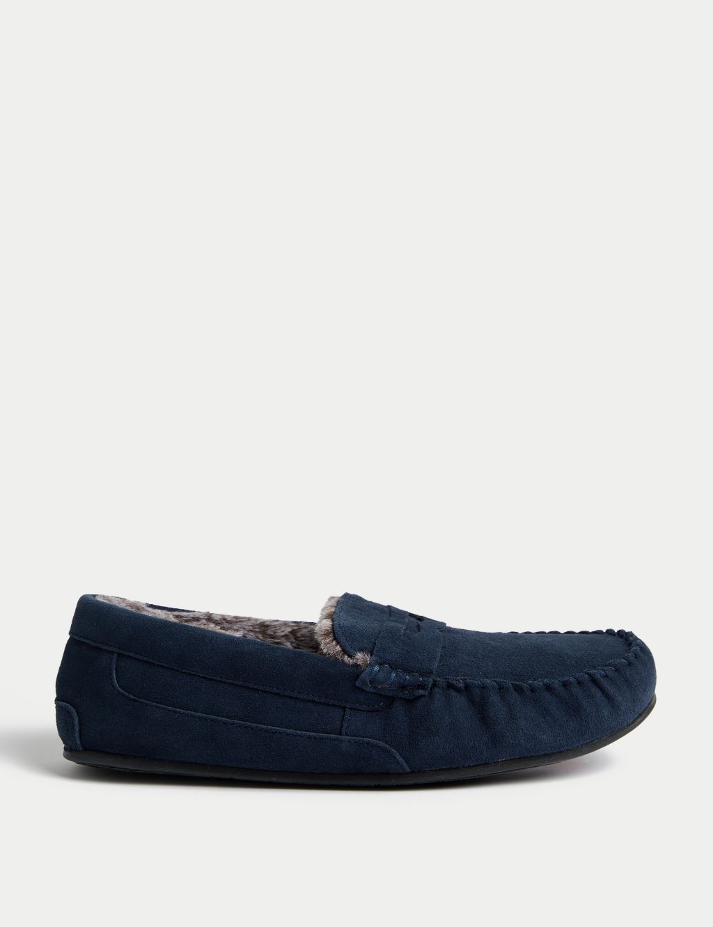 Suede Slippers with Freshfeet™ image 1