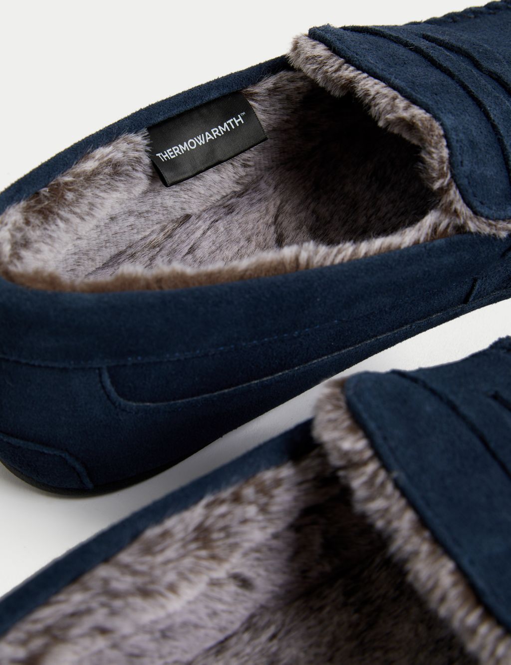 Suede Slippers with Freshfeet™ image 2