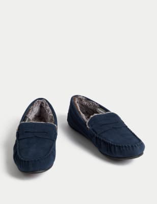 Suede Slippers with Freshfeet™