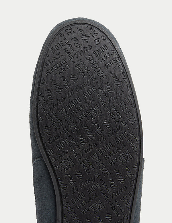 Suede Slippers with Freshfeet™ - FI