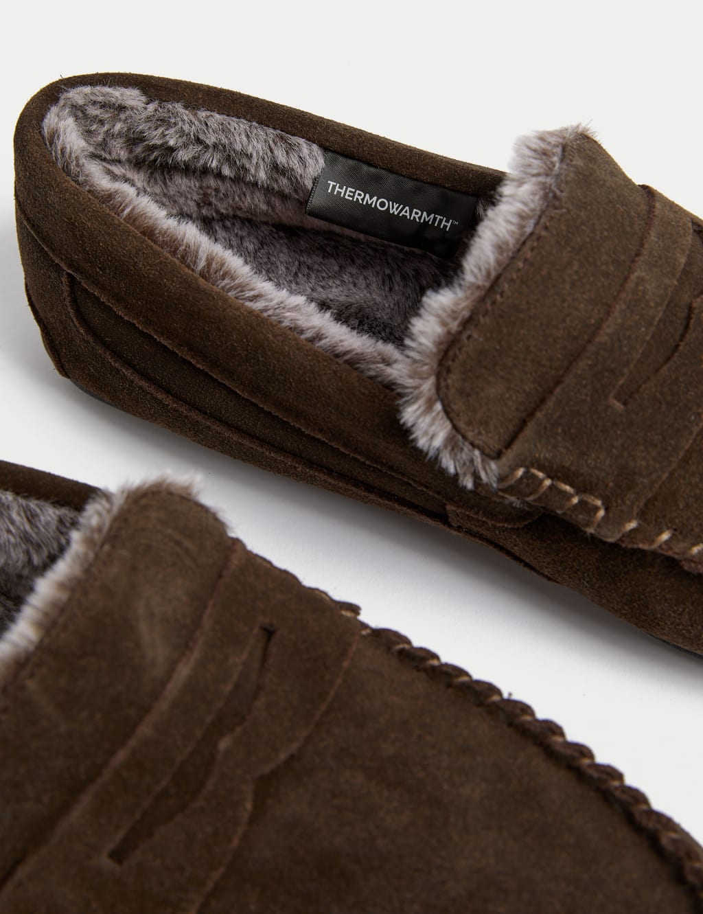 Suede Slippers with Freshfeet™ image 2