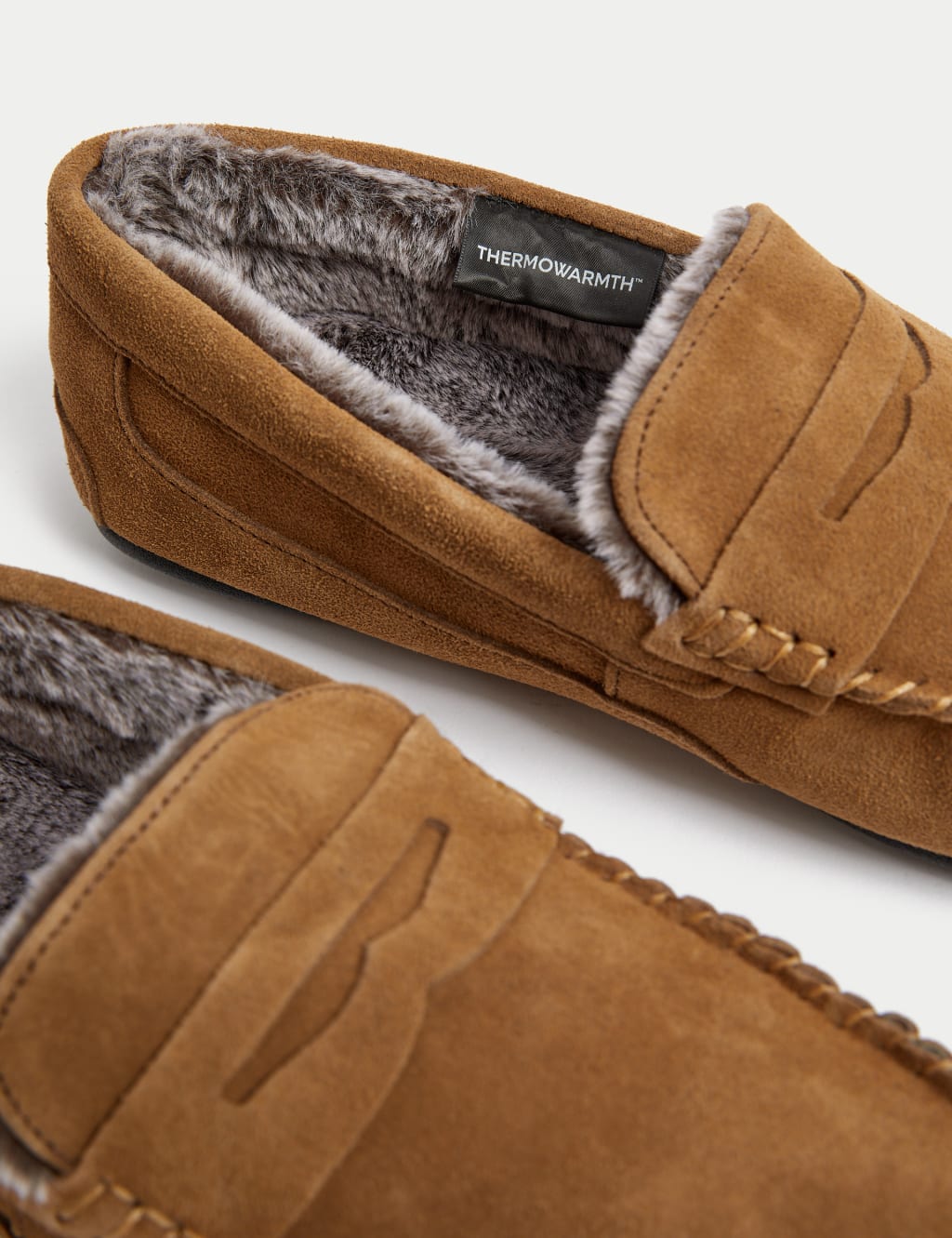 marks and spencer mens moccasin slippers