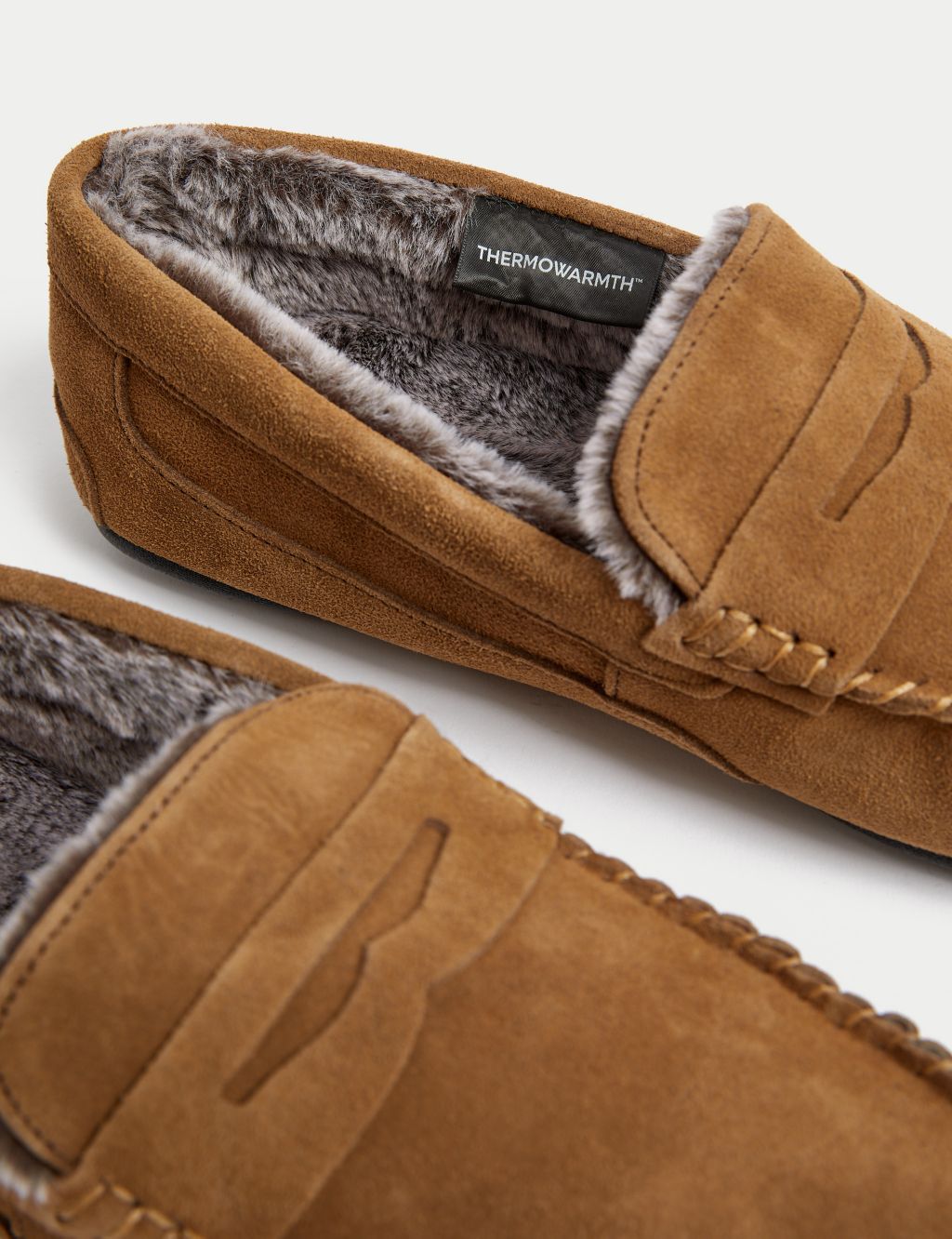 Suede Slippers with Freshfeet™ image 3