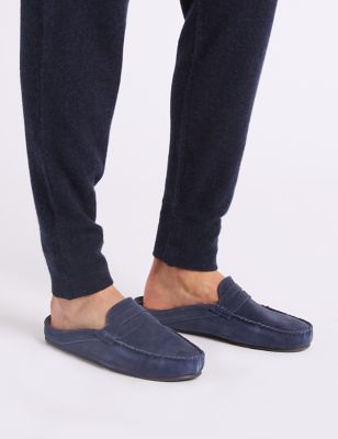 Suede Slip-on Mule Slippers with Freshfeet™ | M&S Collection | M&S