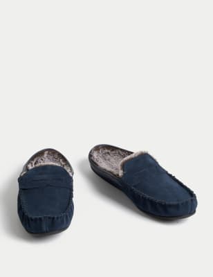 fleece lined moccasins