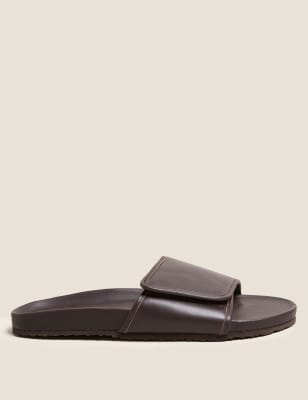 

Autograph Zapatillas de piel con velcroMens - Dark Brown, Dark Brown