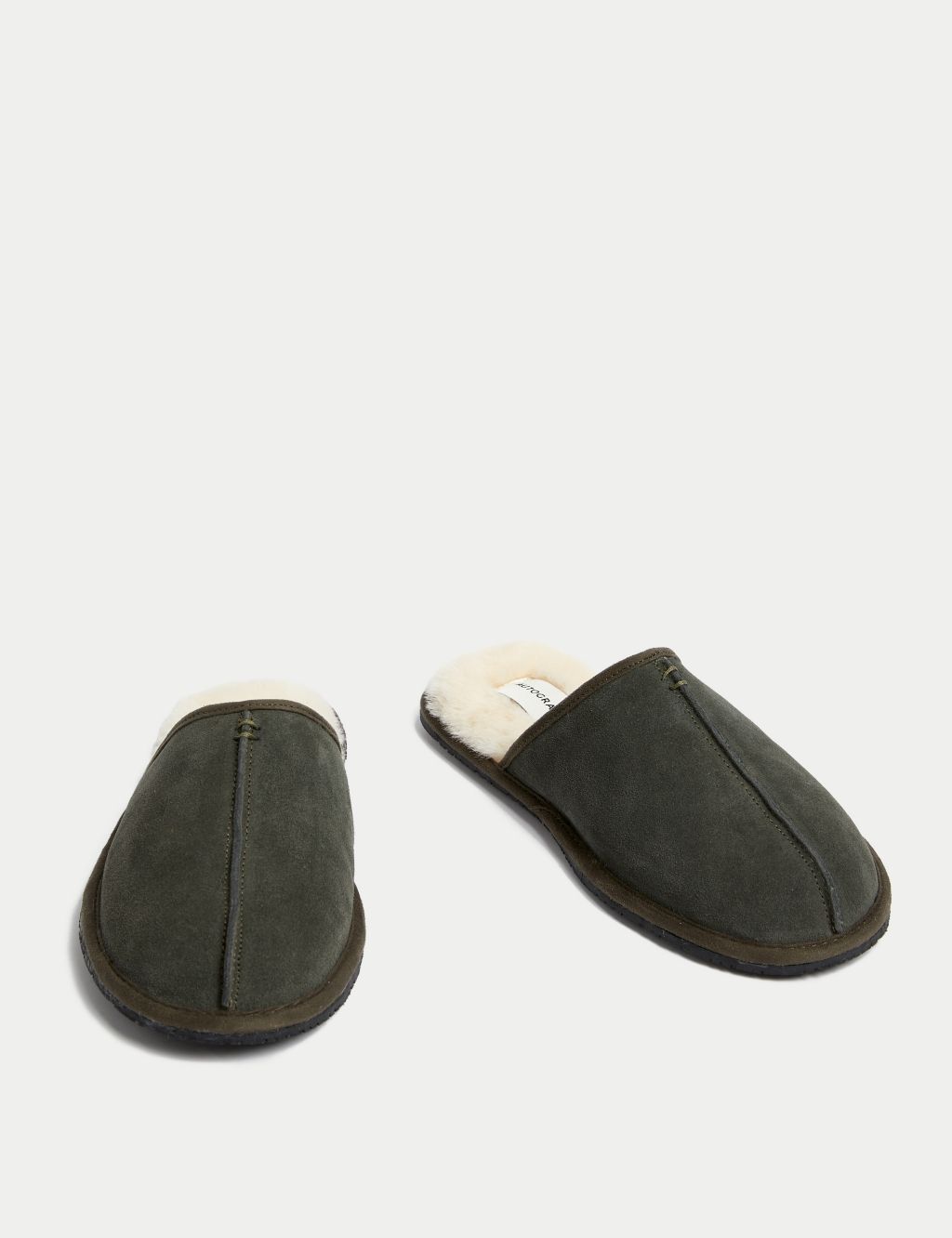Suede Mule Slippers with Freshfeet™