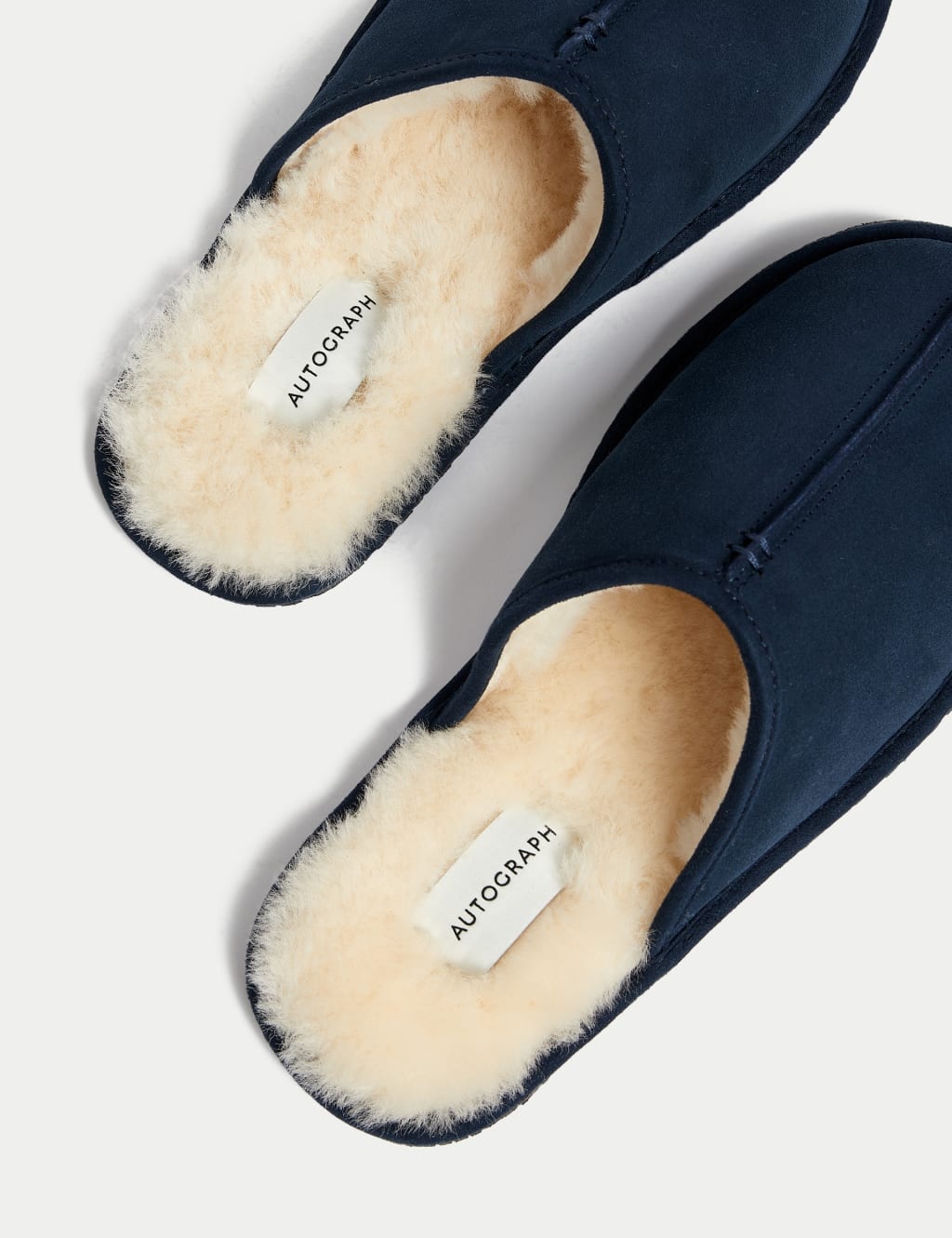 Suede Mule Slippers with Freshfeet™ image 3