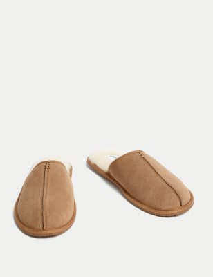 Suede Mule Slippers with Freshfeet™