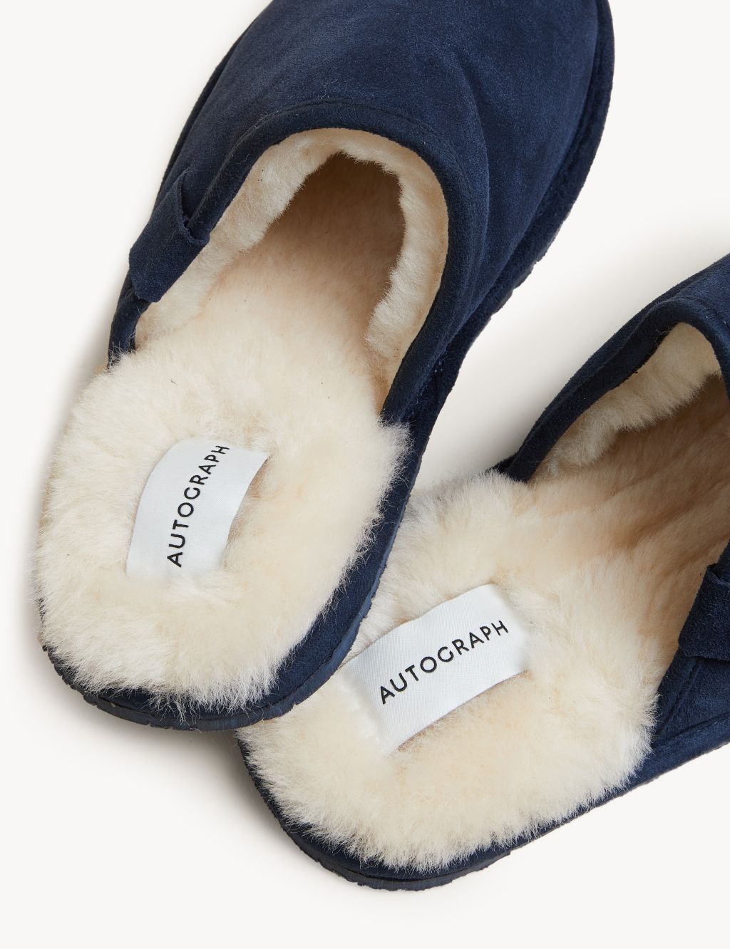 Suede Mule Slippers with Freshfeet™ image 2