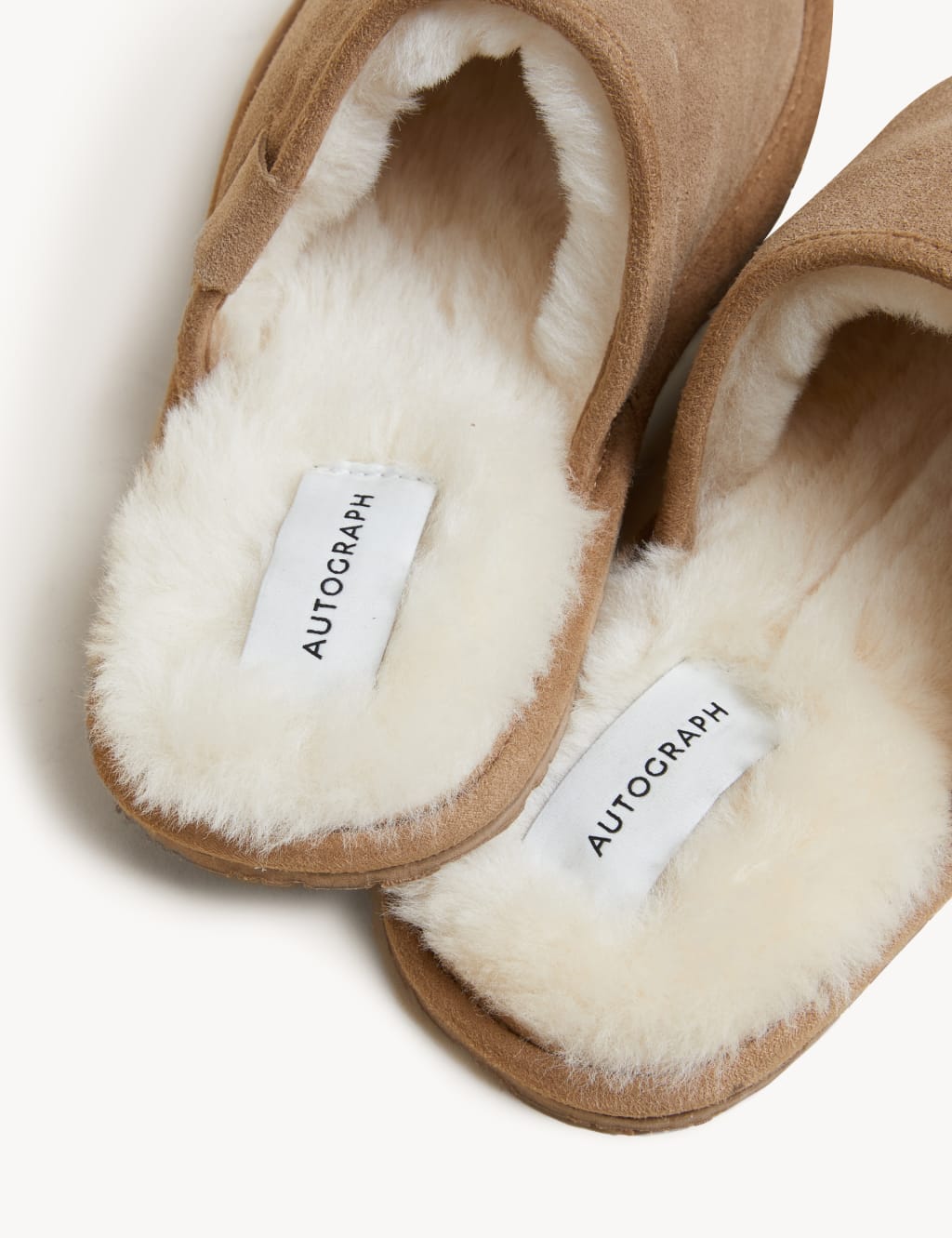 Suede Mule Slippers with Freshfeet™ image 2