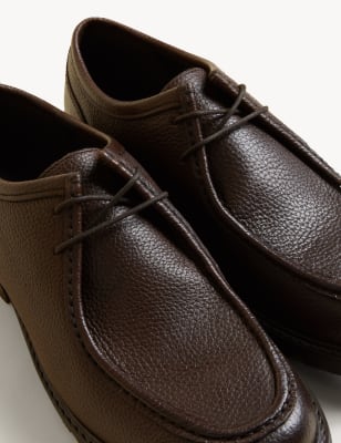 

Mens M&S Originals Merrion Leather Derby Shoes - Dark Brown, Dark Brown