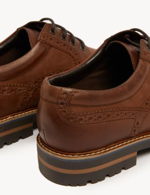 

Mens M&S Collection Leder-Brogues - Brown, Brown