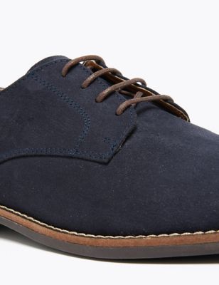 

Mens M&S Collection Wide Fit Derby Shoes - Navy, Navy