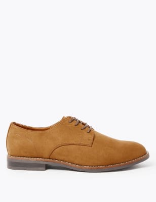 

Mens M&S Collection Wide Fit Derby Shoes - Tan, Tan