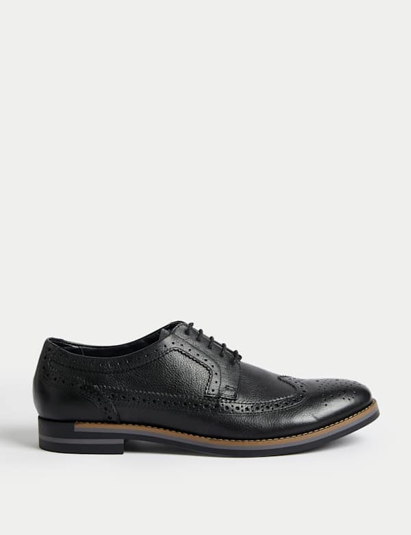 Leather Lace-up Trisole Brogues