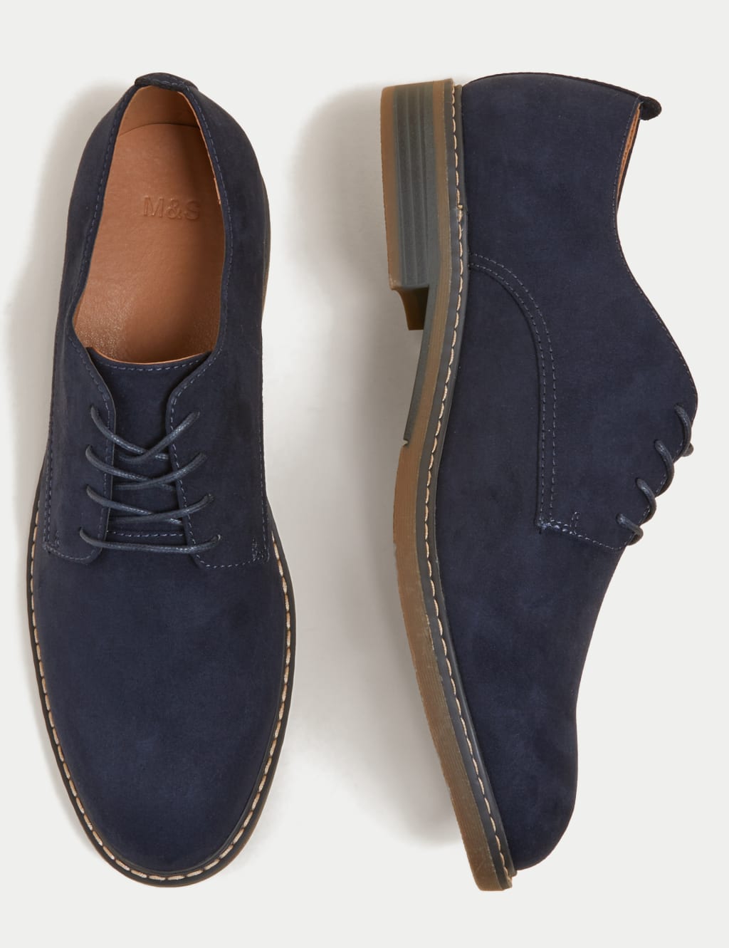 Faux Suede Derby Shoes image 2
