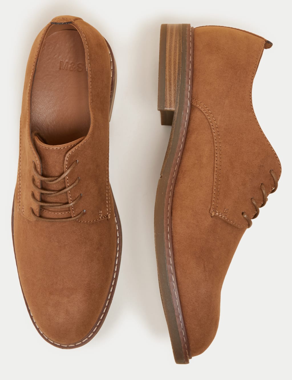 Faux Suede Derby Shoes image 3