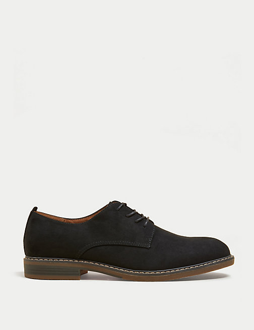 Marks And Spencer Mens M&S Collection Derby Shoes - Black, Black
