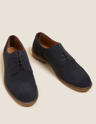 

Mens M&S Collection Derby-Schuhe aus Wildleder - Navy, Navy