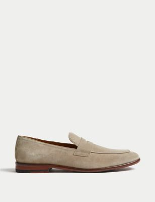 Suede Slip-On Loafers