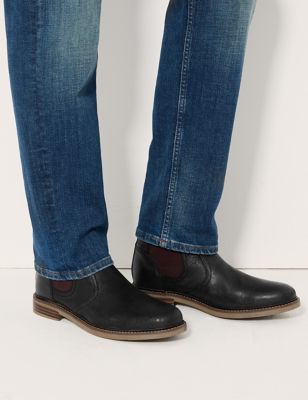 Mens Boots | Leather Chukka Brogues & Boots For Men | M&S