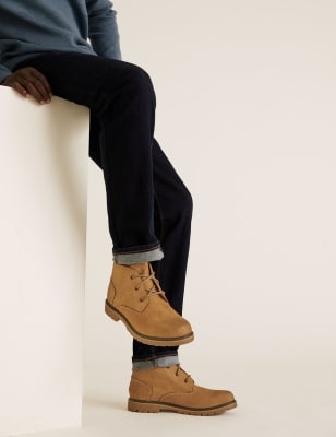 soft leather chukka boots