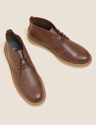 

Mens M&S Collection Chukka Boots - Brown, Brown