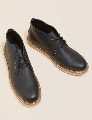 

Mens M&S Collection Chukka Boots - Charcoal, Charcoal