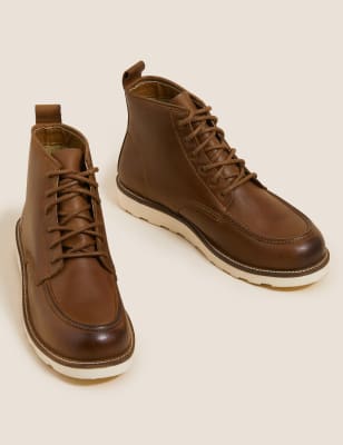 

Mens M&S Collection Freizeitstiefel aus Leder - Brown, Brown