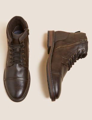 M&S Mens Side Zip Casual Boots