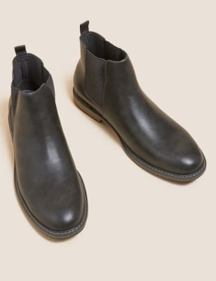 

Mens M&S Collection Chelsea Boots - Charcoal, Charcoal