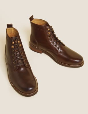 

Mens M&S Collection Lederstiefel - Brown, Brown