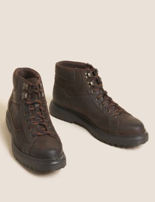 

Mens M&S Collection Freizeitstiefel aus Leder - Brown, Brown