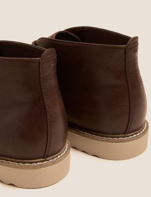 Mens M&S Collection Chukka Boots - Tan