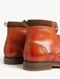 Leather Brogue Boot