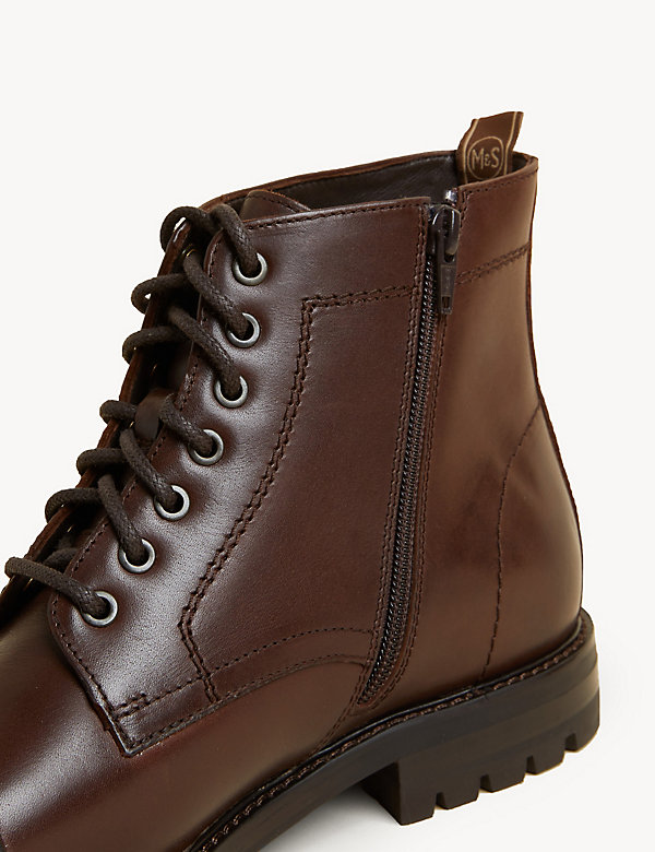 Barrington Leather Casual Boots - EE