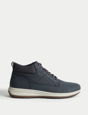M&S Mens Casual Boots - 7 - Navy, Navy,Brown
