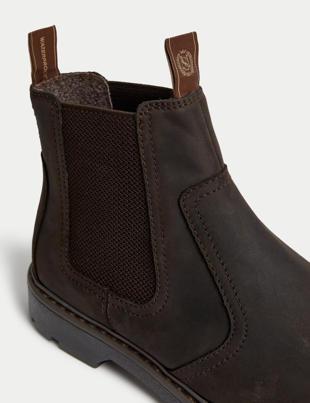 Leather Waterproof Chelsea Boots image 3