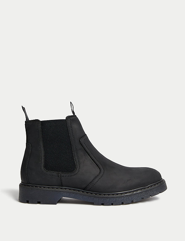 Leather Waterproof Chelsea Boots - LV