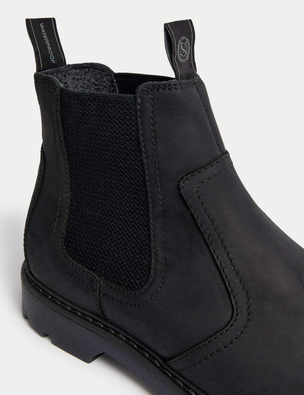 Leather Waterproof Chelsea Boots image 3