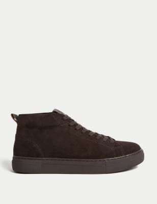 Suede High Top Trainers