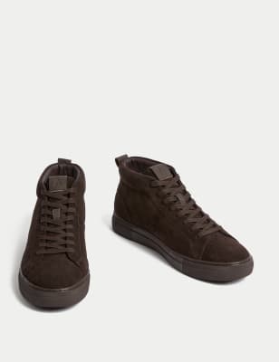 Suede High Top Trainers