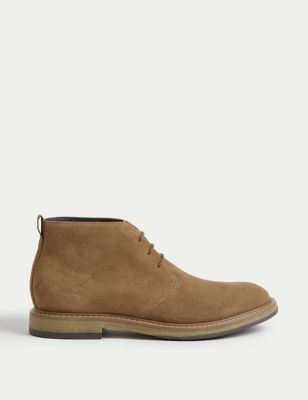 

Mens M&S Collection Suede Chukka Boots - Tan, Tan